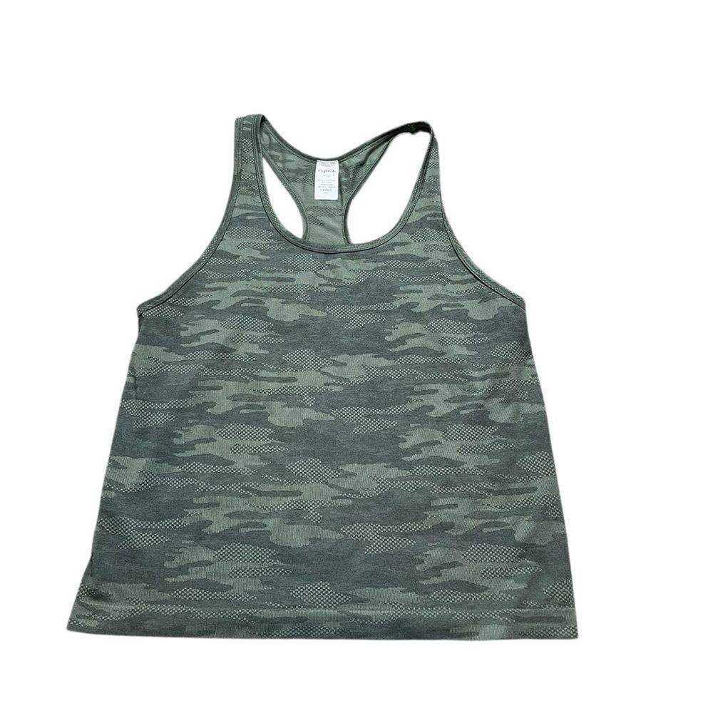 RYKA Racerback Tank Top Green Camo Size XL